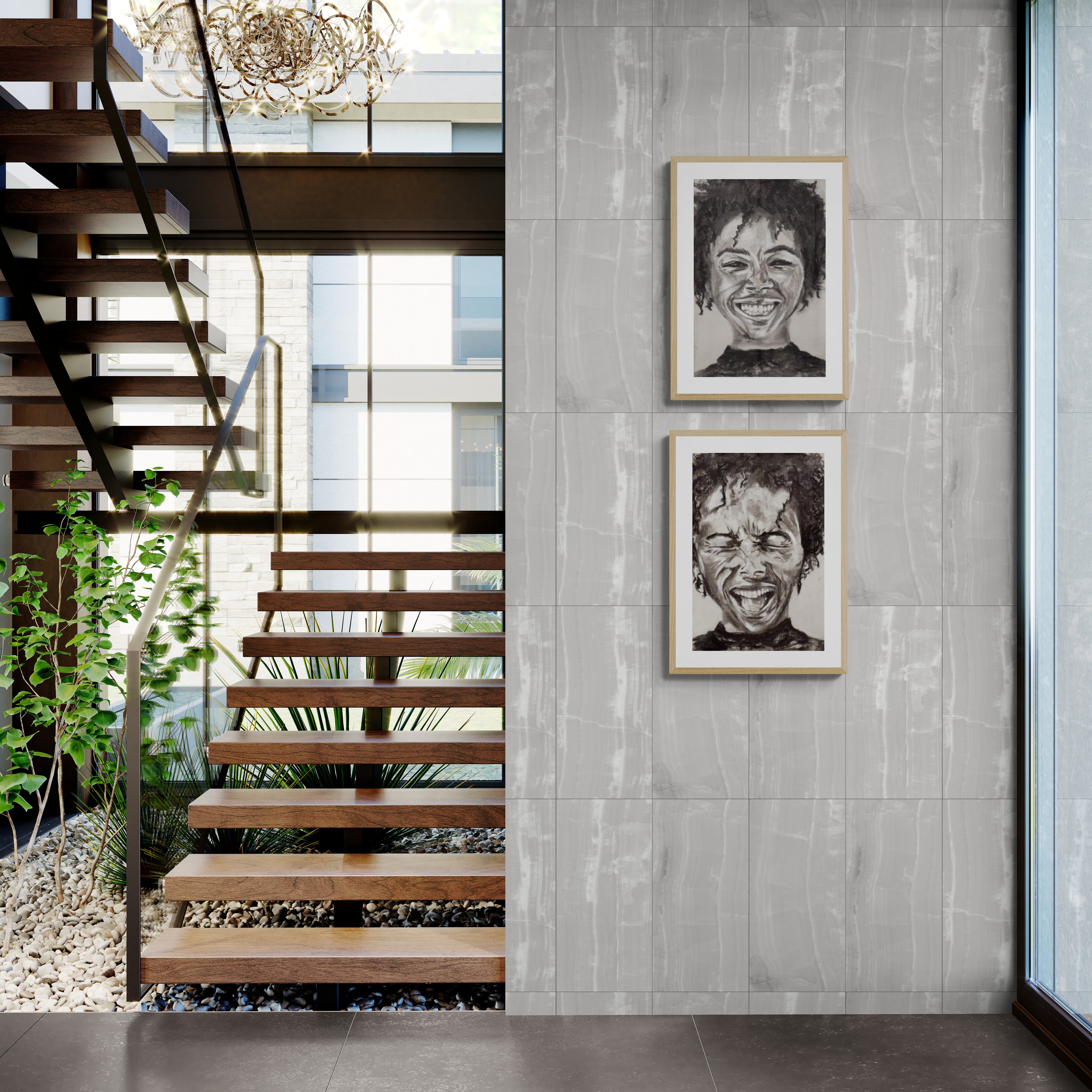 Portrait ,laughing, – Fine Art Print auf Hahnemühle Photo Rag – ungerahmt